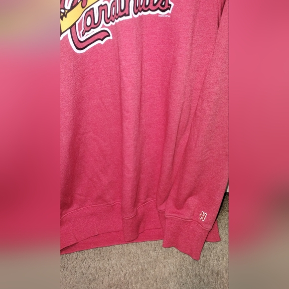 Homage St Louis Cardinals Mens Red Coop Logo Long Sleeve  Sweatshirt Sz. XL - Picture 3 of 4